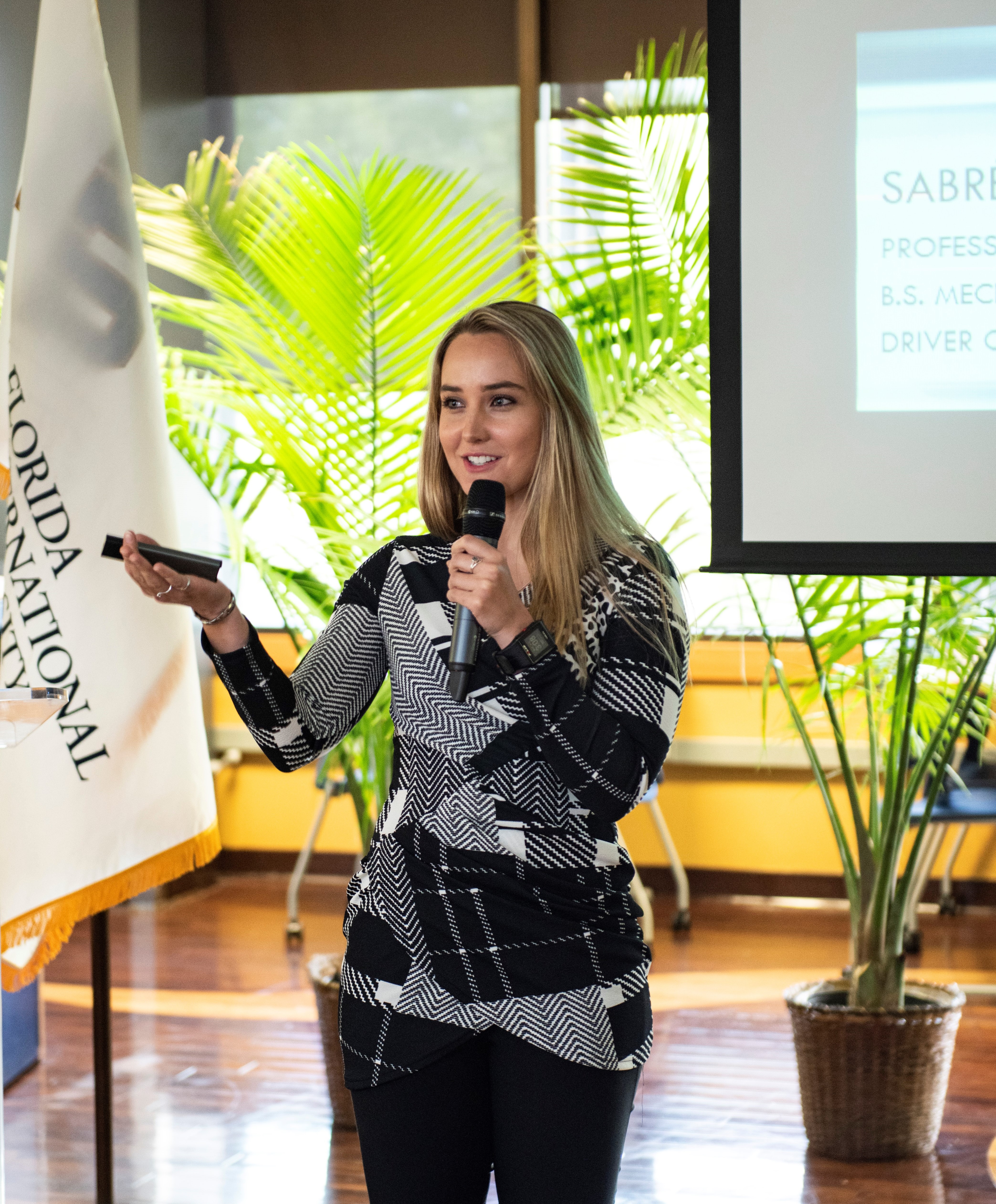 Sabré as a speaker
